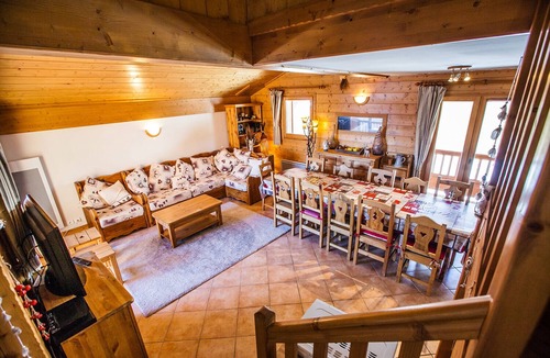 Bisanne 1500 Apartment | LARGE DUPLEX 120 M2 IN MGM LUXURY CHALET WITH HEATED SWIMMING POOL 4 *