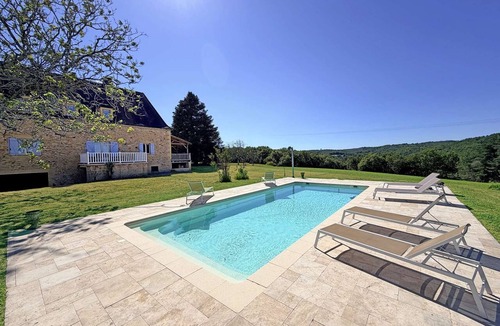 Le Bugue House | Le Carpenet - with private pool and tennis court