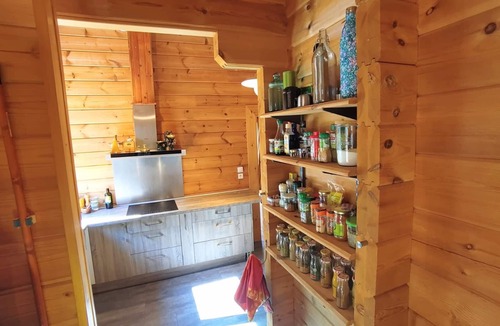 Portel-des-Corbieres House | Les Cigales : Magnifique Maison en Bois Avec Piscine ! Idéal Pour les Familles
