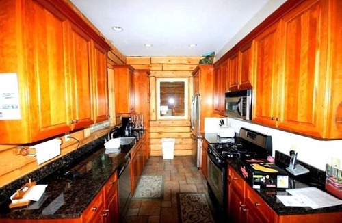 Arkdale House | Log Cabin w/indoor pool on Lake, 30 Min from Wis Dells! 8 min. from Sand Valley