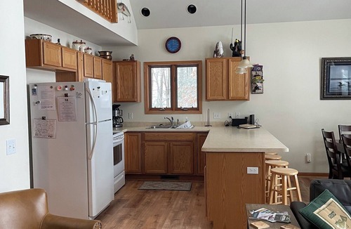 St Germain House | Loon Call Lodge, Lake Home 3-bedroom 2 bath, 3 levels of living space. Sleeps 13