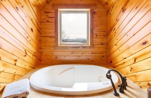 Cassville House | Luxury Log Mansion | Stunning Views