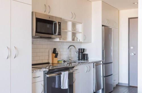 Lower East Side Apartment | Luxury Penthouse Apt Near Brady St with Balcony and Lake View