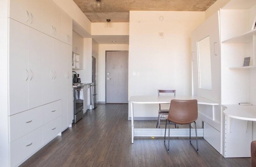 Lower East Side Apartment | Luxury Penthouse Apt Near Brady St with Balcony and Lake View