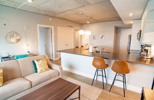 Downtown Apartment | Modern 2 BR with Balcony in GR Entertainment District