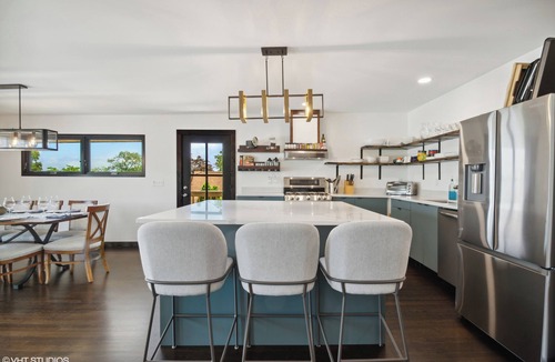 Miller Beach House | Modern Lakeview Retreat; Steps to Beach, Chefs Kitchen, Terraces & 3 bathrooms!