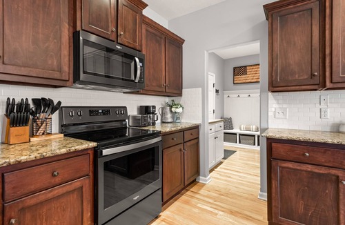 Bellevue House | Nebraska Charm: 5BR Home with Smart Touches