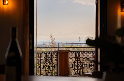 Paraza House | New! Large charming house: breathtaking 180° view of vineyards and Pyrenees mountains