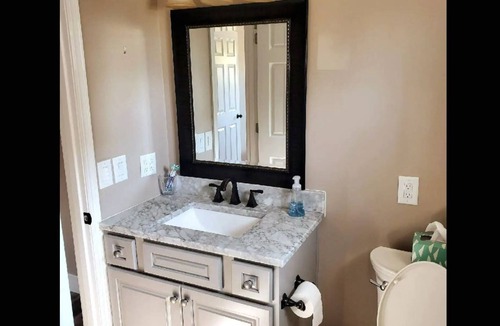 LaPlatte I House | Newly remodeled Beachfront home on privately owned lake .