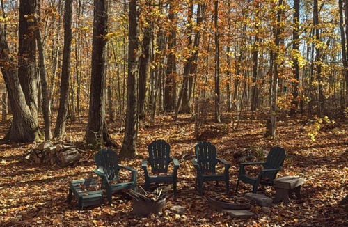 Carp Lake House | Northern Michigan Woodland Retreat Near Mackinac Island, Sleeps 8