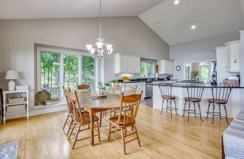 Kewaunee County House | Private Shoreline & Green Bay Views! Family Home