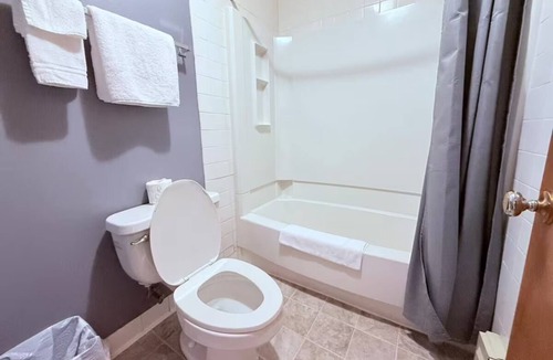 Ida Grove Hotel | Relax in Three Spacious Rooms w/Chic Castle Décor + Microwave, Tea Maker