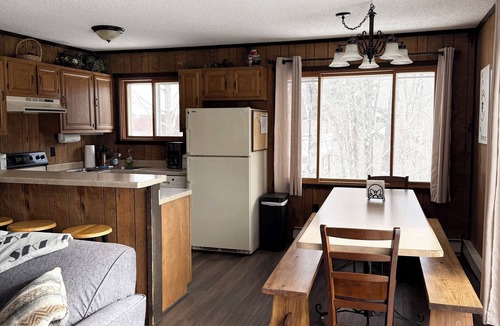 Bessemer House | Spacious northwoods getaway in the Powderhorn Mountain village minutes ski hills