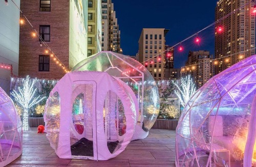 Near North Side Hotel | Spacious Room with Rooftop Lounge & Scenic Views of Chicago