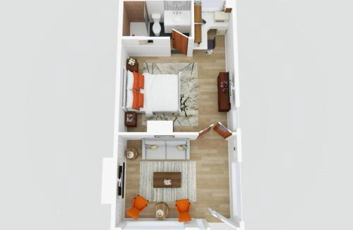 Williams Bay Apartment | Suite 5- The American Hotel Dwtn Williams Bay