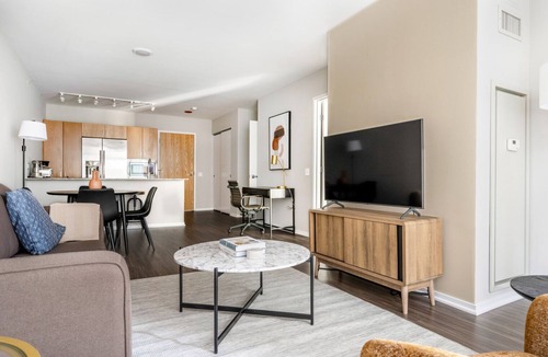 Streeterville Apartment | Sunlit Streeterville 1BR w/Pool & Gym, nr Riverwalk, by Blueground