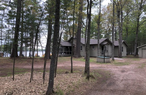 St Germain Cabin | The Birches on Little Saint: Cozy and private cabin on lakefront w/private dock