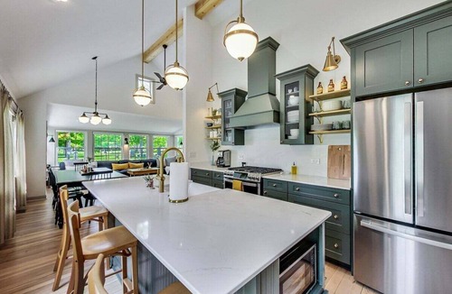 Lake Geneva House | The Cottage on Warren, Downtown, Backyard Fire Pit