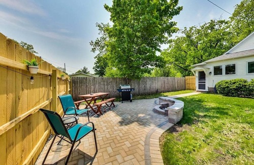 Lake Geneva House | The Cottage on Warren, Downtown, Backyard Fire Pit