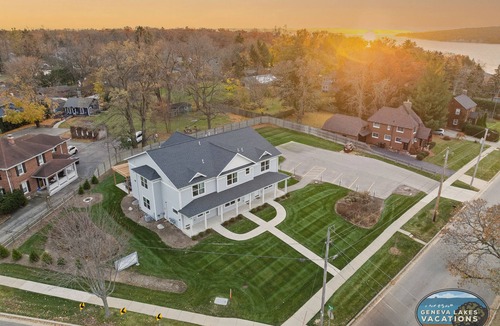 Lake Geneva House | The Geneva Collection|Sleeps 40|Arcade Room|Groups|Outdoor Spaces