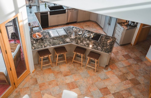 Cheboygan House | The Rockhouse: Unique Open-Concept Beachfront Estate on Lake Huron