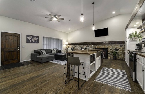 Grawn Cabin | Upscale boutique lodge suite in the of heart of beautiful Grand Traverse County!
