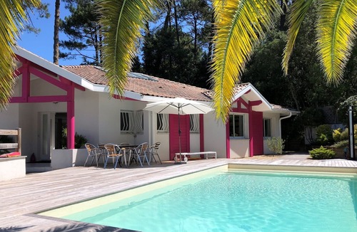Seignosse Villa | Villa on the Seignosse golf course, heated pool, 2 terraces: Golf & Pool