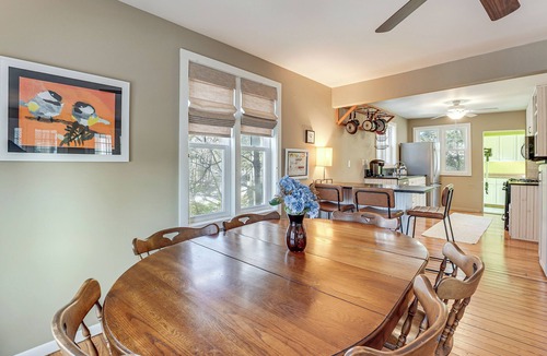 Grand Haven House | Walk to Beach! Serene Lake Michigan Home w/Deck