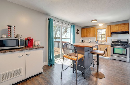 Newaygo Cabin | Waterfront Cabin w/Boat Slip & Views in Croton!