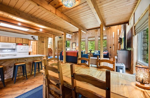 Gills Rock Cottage | Wooded cottage w/large screened porch & fire pit. Comfort and Nature combined.