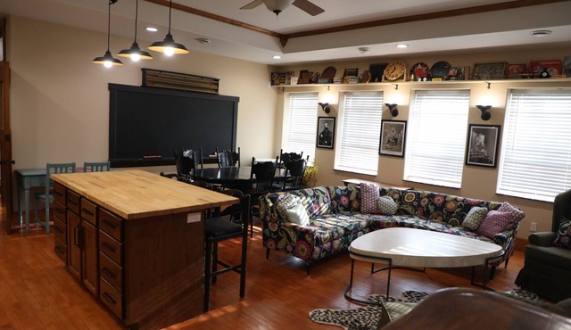 A Class-y & spacious 1500 square foot retreat in a century old brick schoolhouse