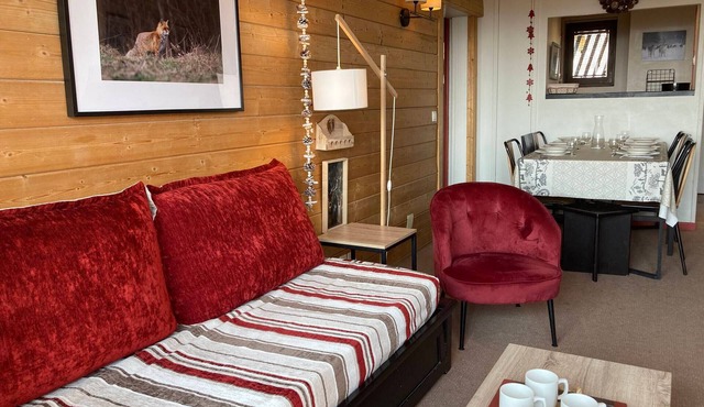 Apartment for 6/7 pers, mountain view, small pets welcome