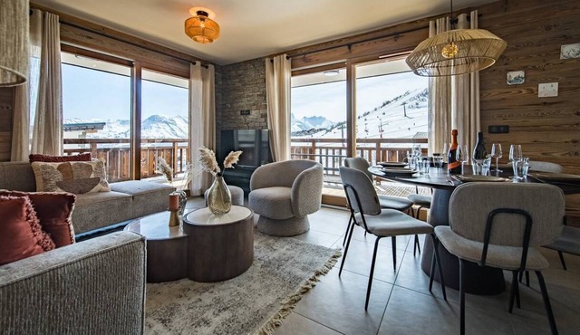 Apartment for 6 people in a new residence on the slopes