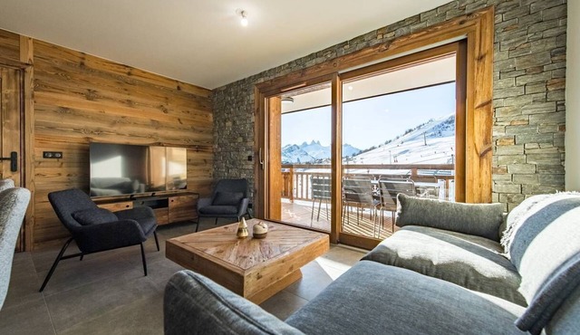 Apartment for 6 people in a new residence on the slopes
