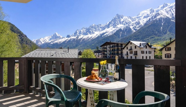 Apt Anaïte15 for 4 near Bellevue Lift, Les Houches (Chamonix), France