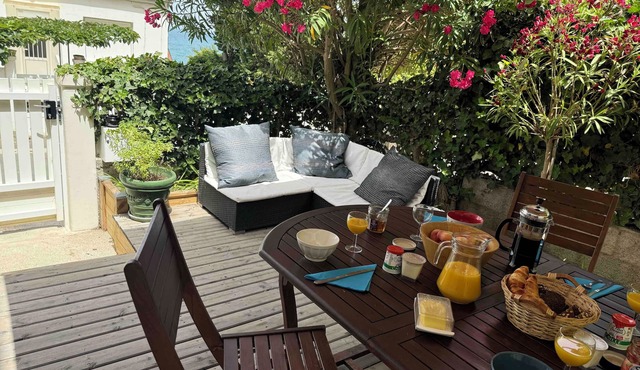 Apt La Franqui - Terrace - Greenery and sea view