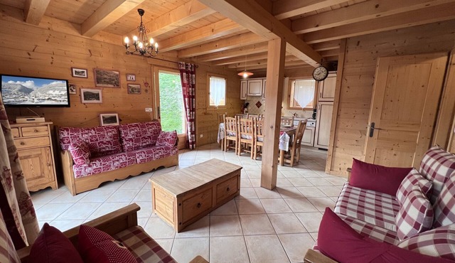 AULP DE SUZ 1 – Semi-detached chalet with mountain views, near the shuttle stop – Wi-Fi – Garage and parking