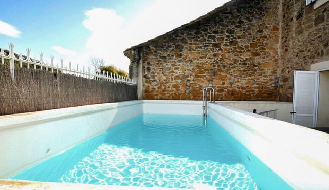 Authentique maison piscine