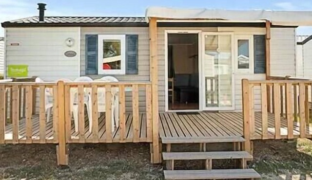 Camping La Grande Tortue***** - Cozy 3-room Mobile Home 5 adults + 1 child under 12 years old