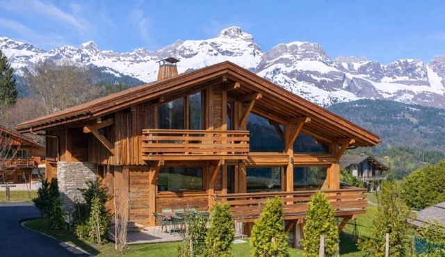Chalet Combloux, Megève, Mont-Blanc View