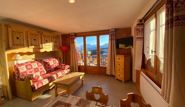 Charming 2-room apartment, 4 pers, sunny view in Les Saisies