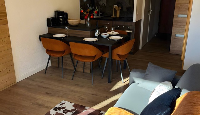 Charming Studio at the Foot of Jandri with Mountain View and Balcony in Les Deux Alpes