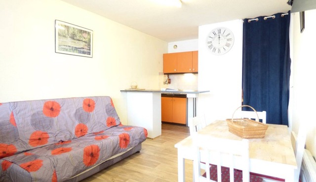 Cozy studio for 4 with direct slopes access in Arette