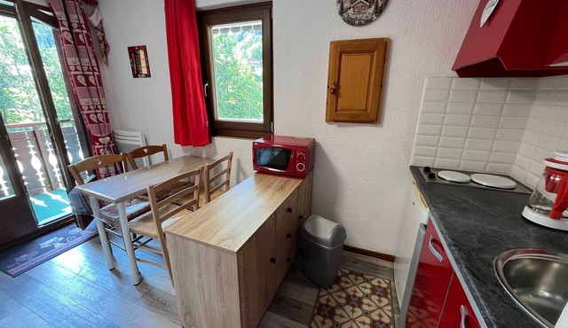 Cozy studio in Châtel for 4 people, south-west facing balcony in Châtel
