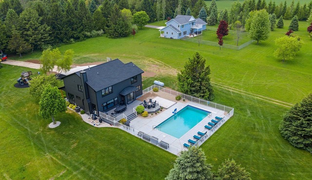 Epic Lake Michigan Bluff Home 2-Acre + Heated Pool