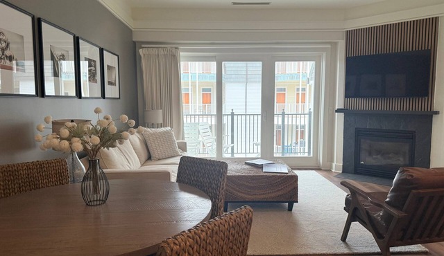 Experience luxury in King Suite 361, nestled in Bay Harbor with stunning village views.