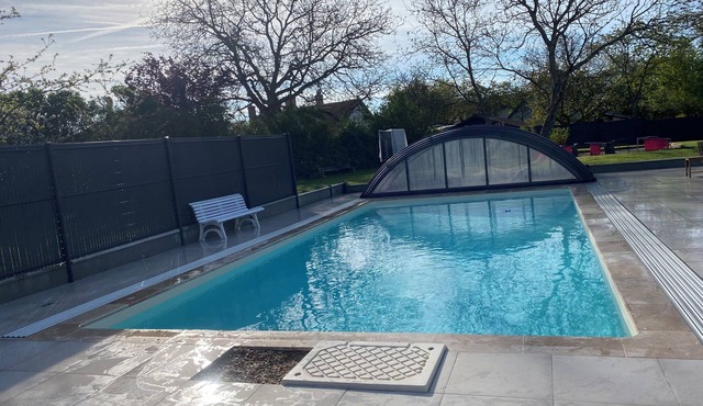 Farm with a pool