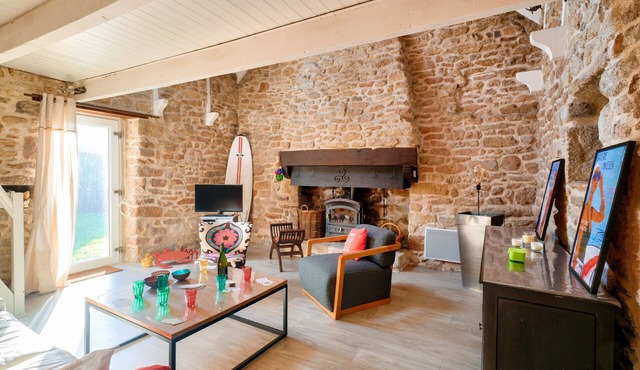 Farmhouse 750m from the port of Saint Guénolé
