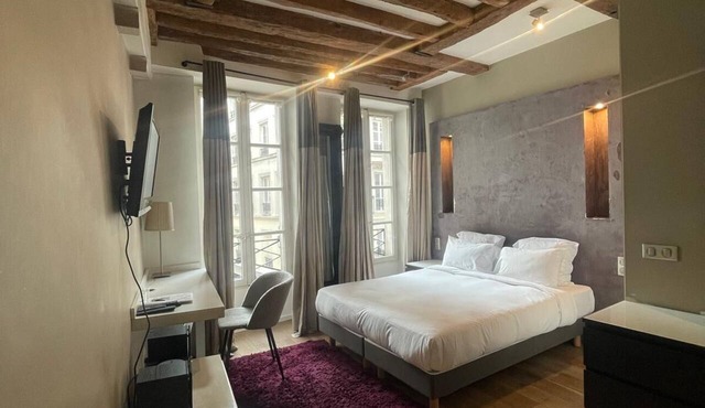 Intimate design studio in the heart of Marais - A/C - Steps from the Pompidou Centre - Marais Sicile II by Habitat Parisien