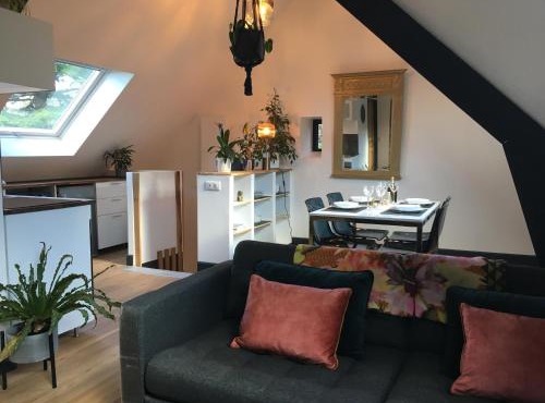 Ker Awen-Appartement en pierre avec vue panoramique à Locronan